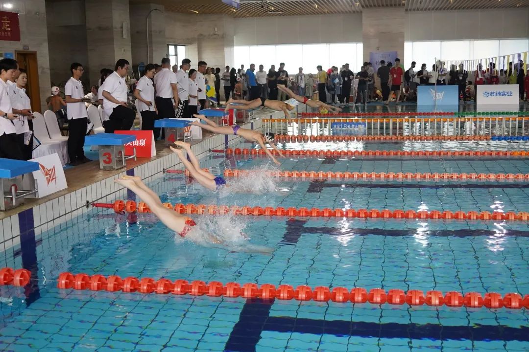 2023年南京市少年儿童阳光体育运动联赛（游泳比赛）在浦口区市民中心游泳馆成功举办